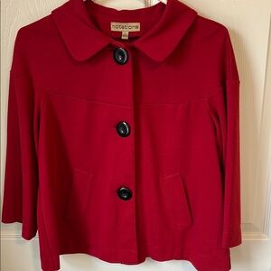 Notations Women's Red Jacket